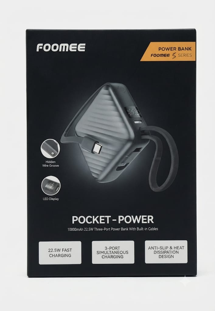 FOOMEE 10000MAH RS11 POWERBANK