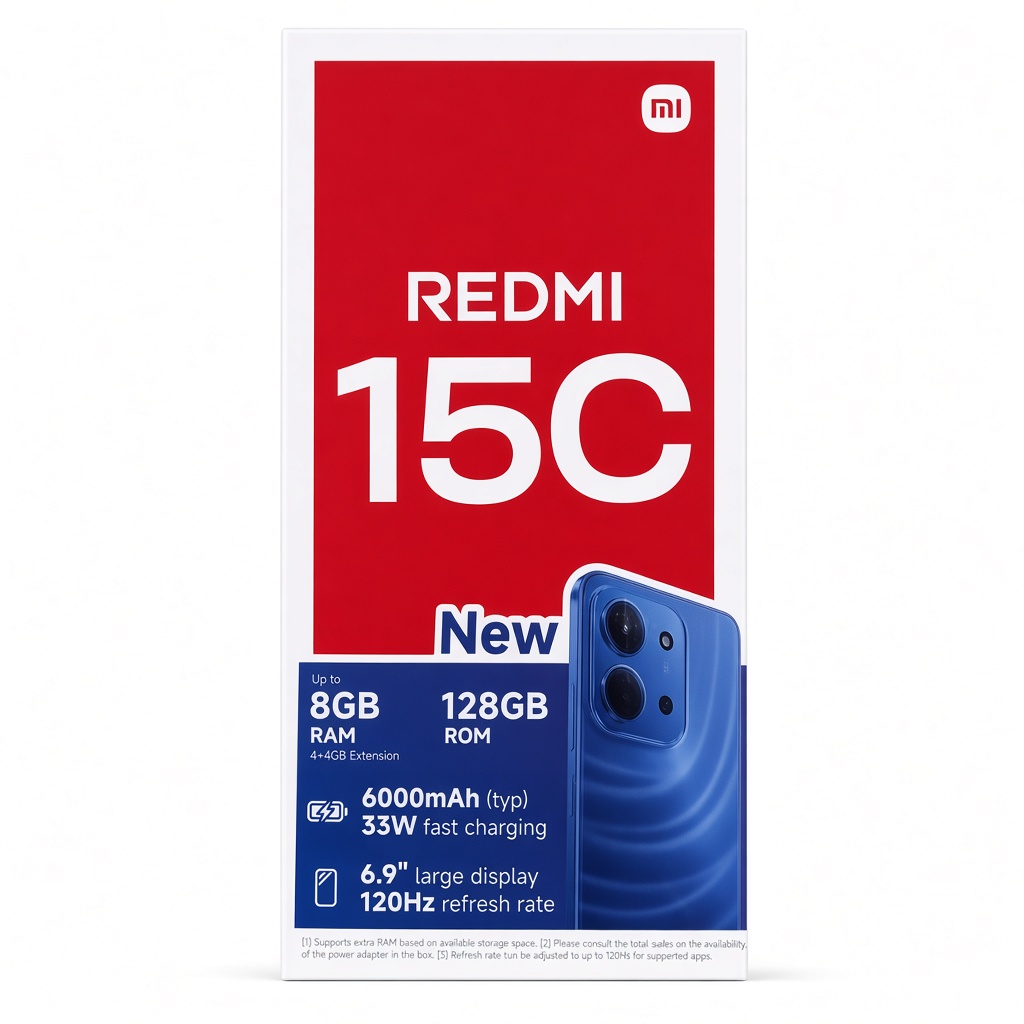 REDMI 15C 4G 4/128GB SMARTPHONE