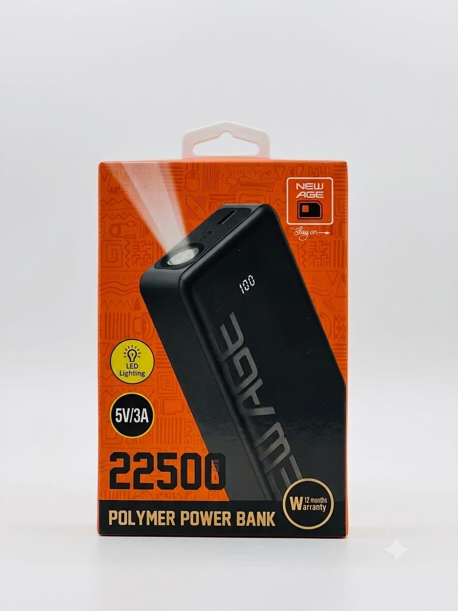 NEW AGE 22,500MAH TURBO ULTRA 10 POWERBANK