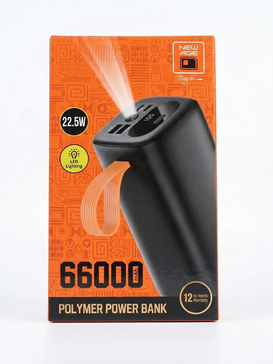 NEW AGE 66000MAH 22.5W POWERBANK