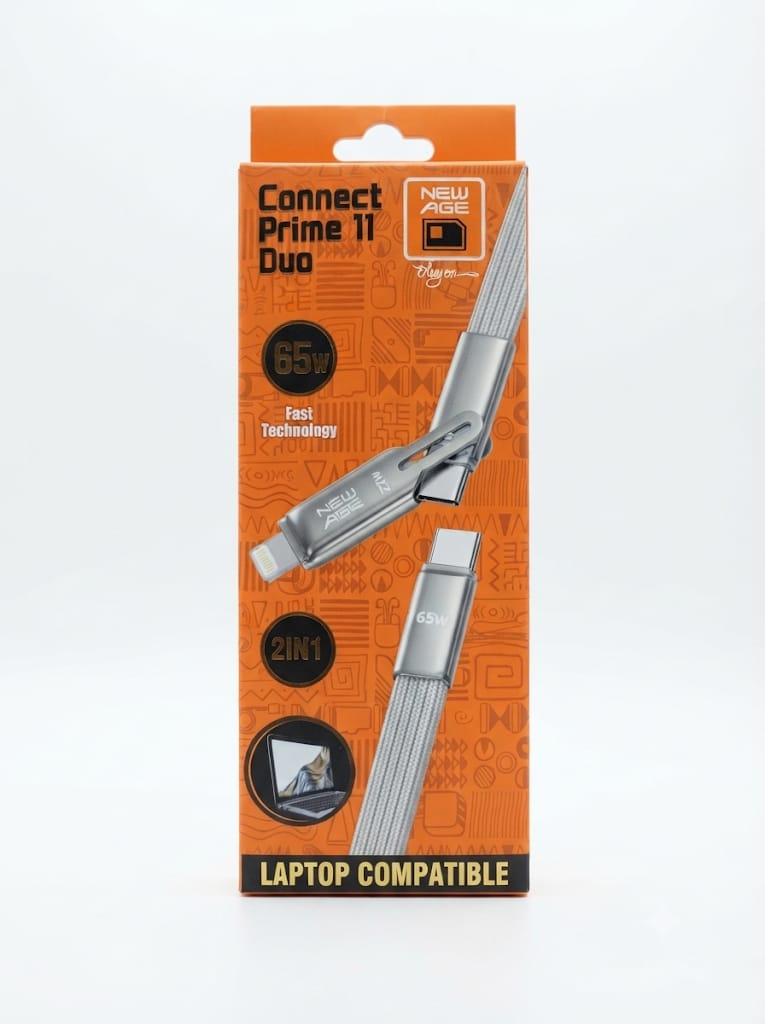 NEW AGE CONNECT PRIME 11 DUO 2 IN 1 CABLE