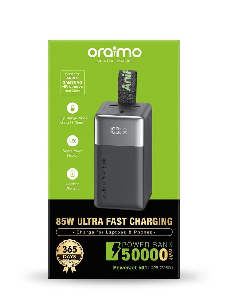 ORAIMO 50000MAH 85W POWERJET 501 POWERBANK