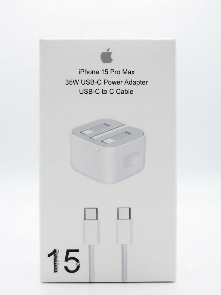 IPHONE 15 PROMAX 35W POWER ADAPTER WITH USB C TO C CABLE
