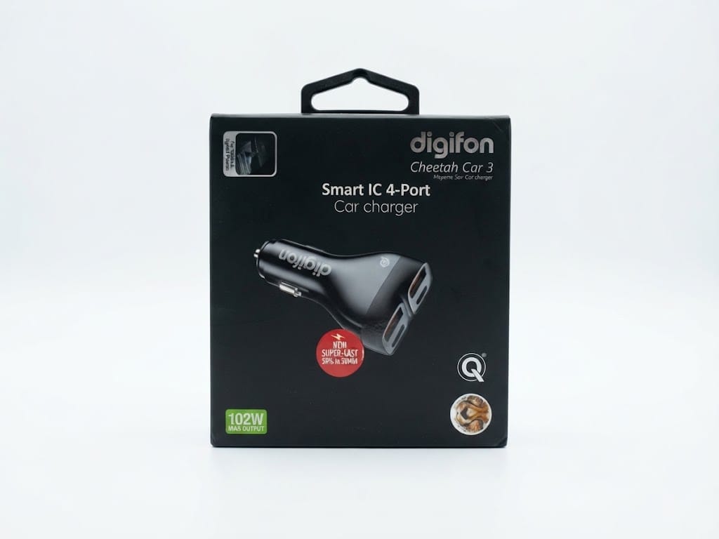 DIGIFON CHEETAH 4 PORT 102w CAR CHARGER
