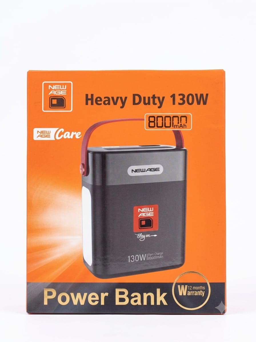 NEW AGE 80000MAH 130W HEAVY DUTY POWERBANK