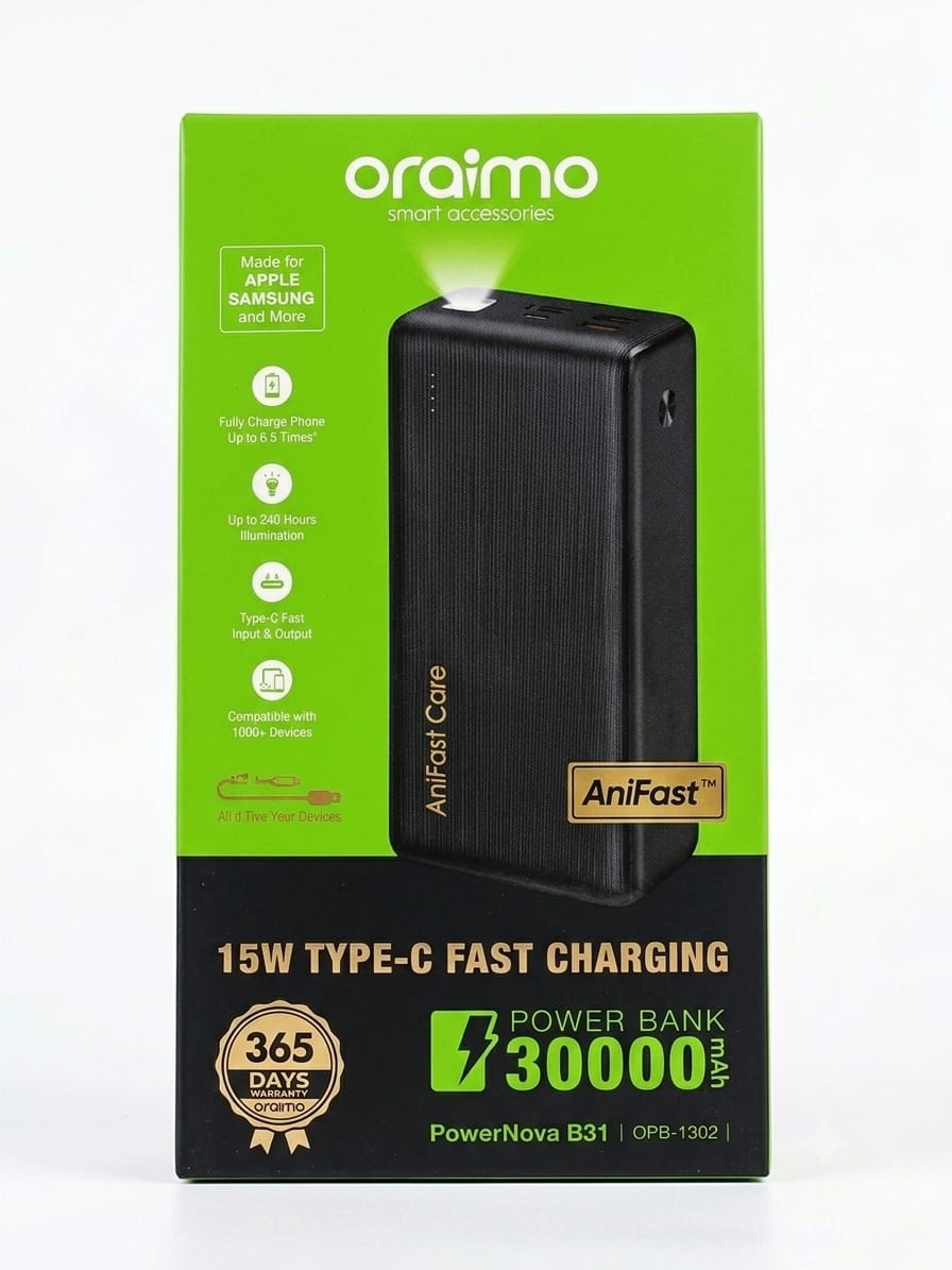 ORIAMO 30000MAH 15W POWERNOVA B31 POWERBANK