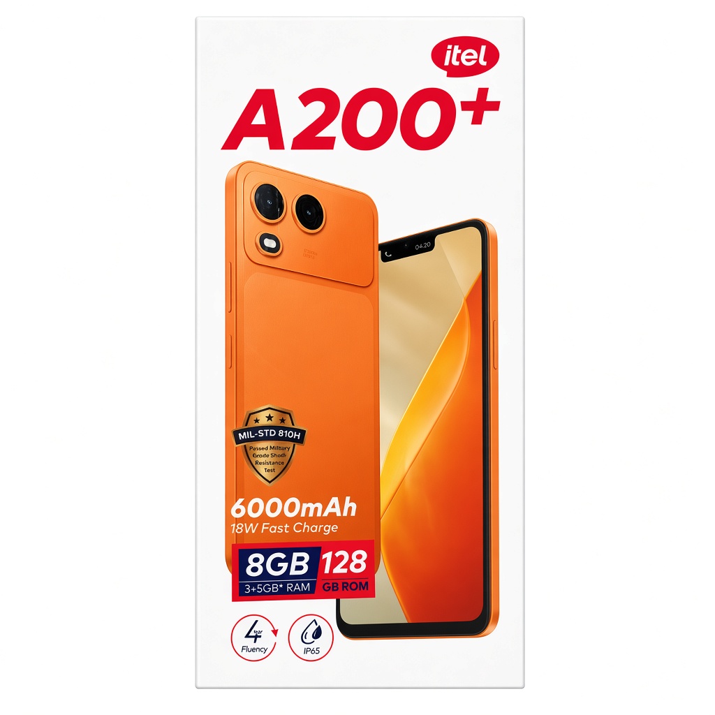 ITEL A200 PLUS 4G 3/128GB SMARTPHONE