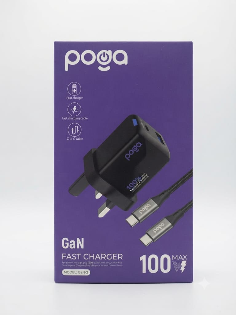 POGA GAN-2 100W TYPE C CHARGER