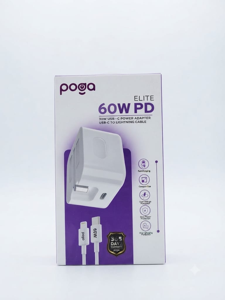 POGA ELITE 60W TYPE C CHARGER