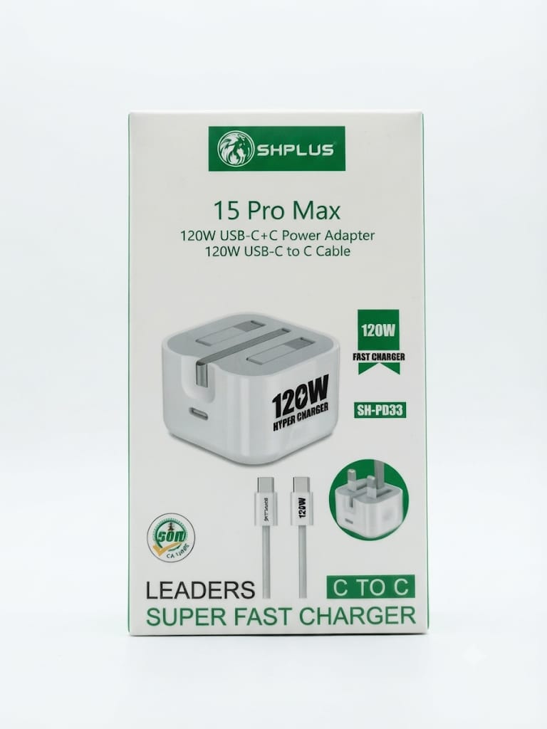 SHPLUS 120W USB C TO C CHARGER SH-PD33